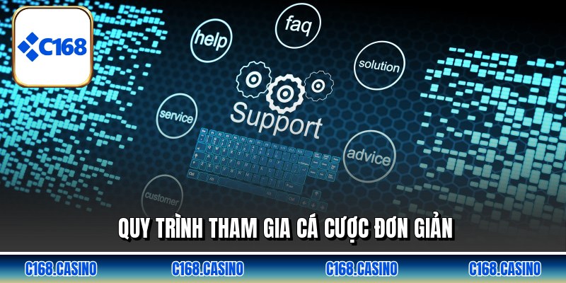 Quy trình tham gia cá cược đơn giản
